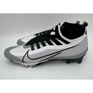 NIKE VAPOR EDGE PRO 360 FOOTBALL CLEATS WHITE BLACK GREY DQ3670-100 MENS SZ 13